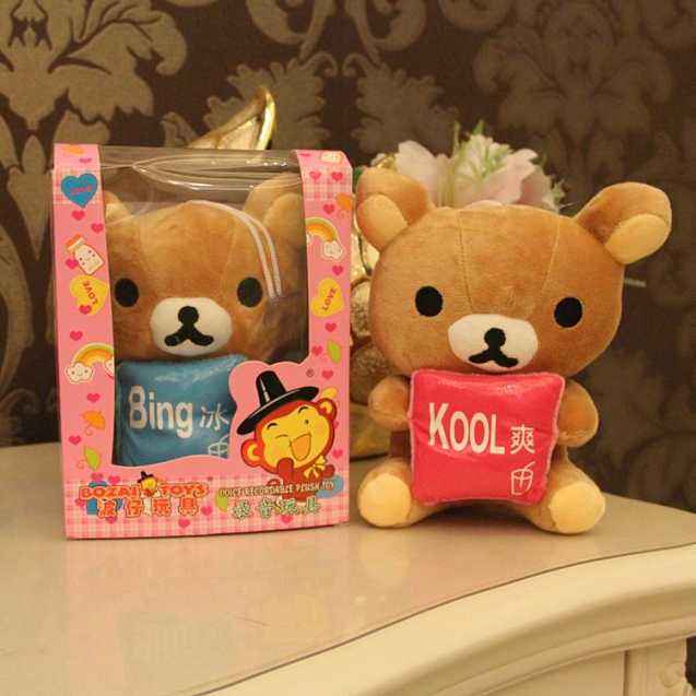 Custom stuffed animal packaging bag and box, custom plush toys label