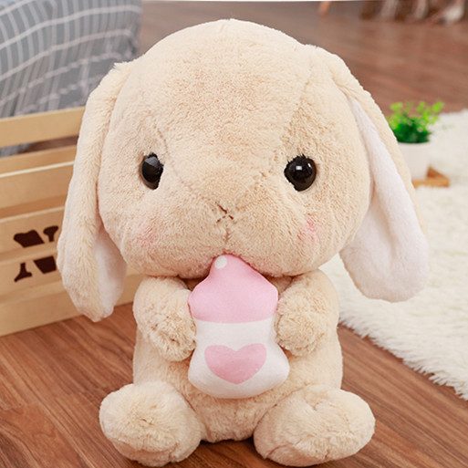 happy rabbit stuffed animal
