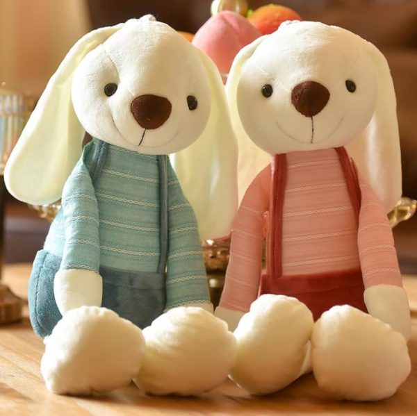 pink rabbit plush toy (3) pink rabbit plush toy